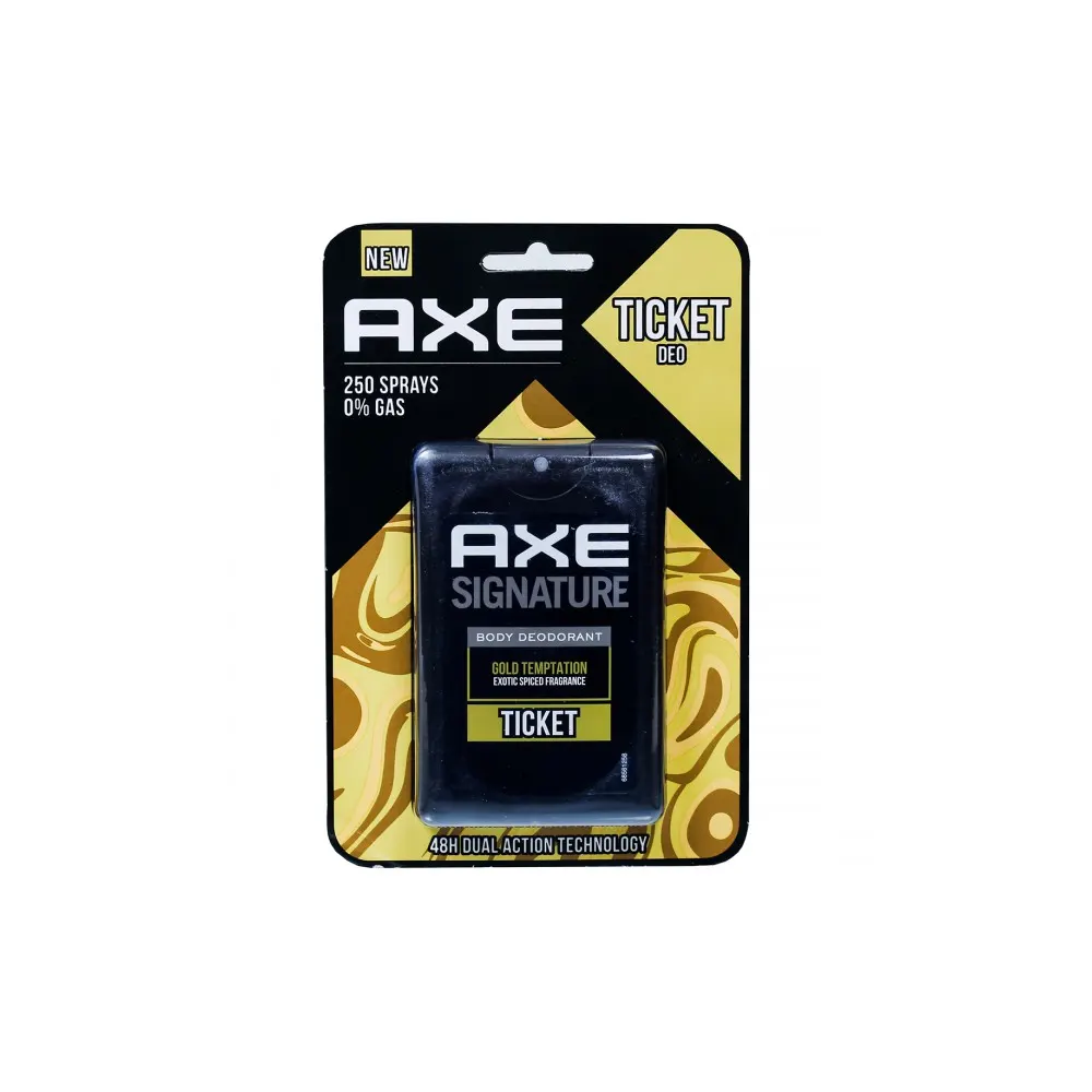 Axe Signature Body Deodorant Gold Temptation Ticket 17Ml