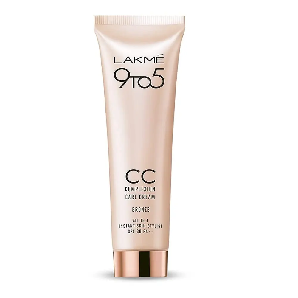Lakme 9 To 5 Cc Complexion Care Cream 03 Bronze All In 1 Instant Skin Stylist 30G
