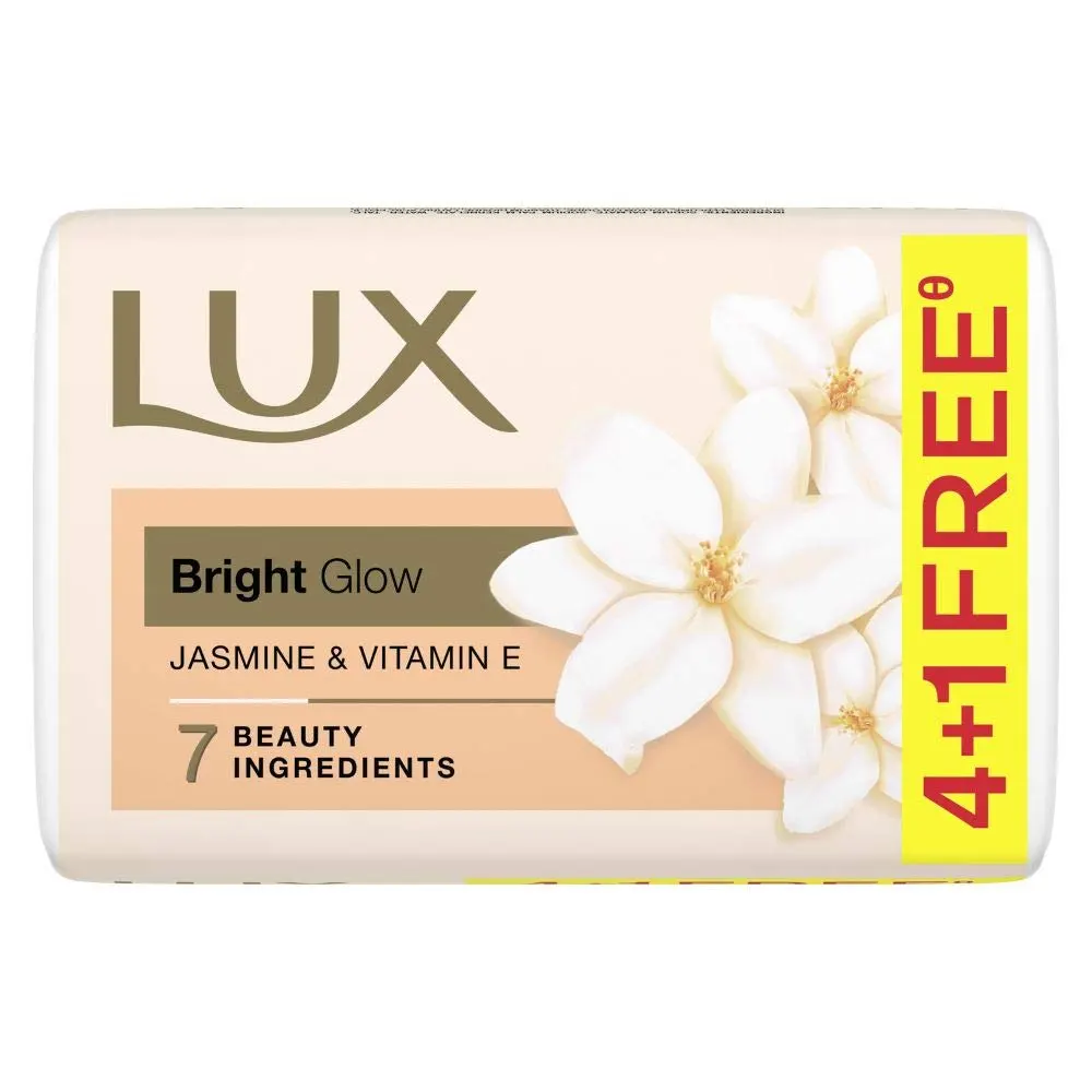 Lux Jasmine And Vitamin E Soft Glowing Skin 7 Beauty Ingredient 5X100G