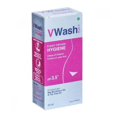 V WASH PLUS EXPERT INTIMATE HYGIENE LIQUID WASH 20ML