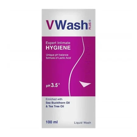 V WASH PLUS EXPERT INTIMATE HYGIENE LIQUID WASH 100ML