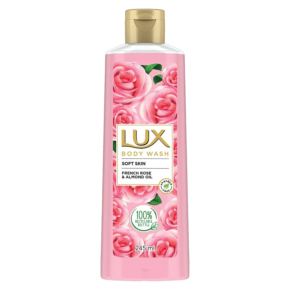 Lux Body Wash Soft Skin French Rose And Almond Oil 245Ml
