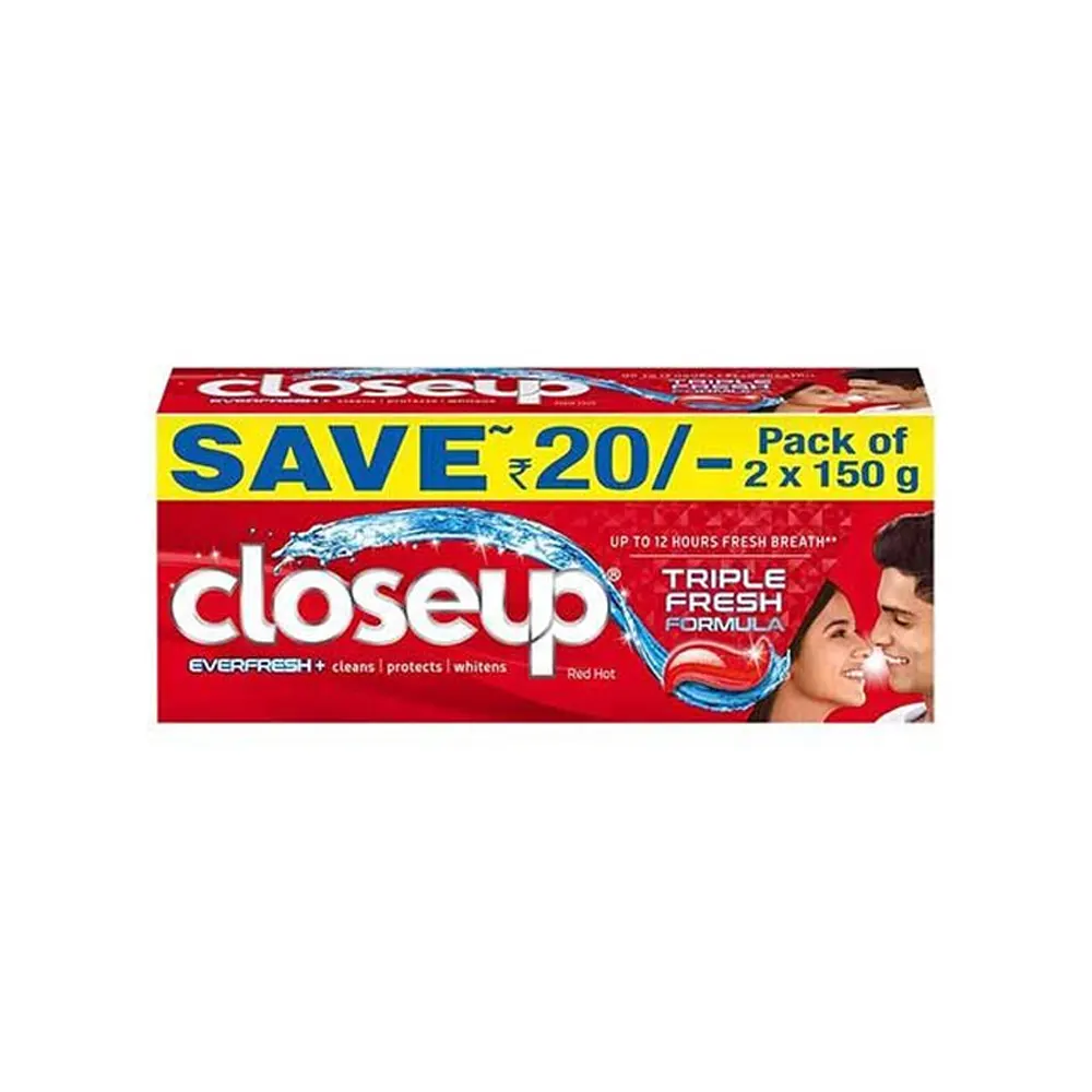Close Up Ever Fresh+ Triple Fresh Formula 150G *2 1N