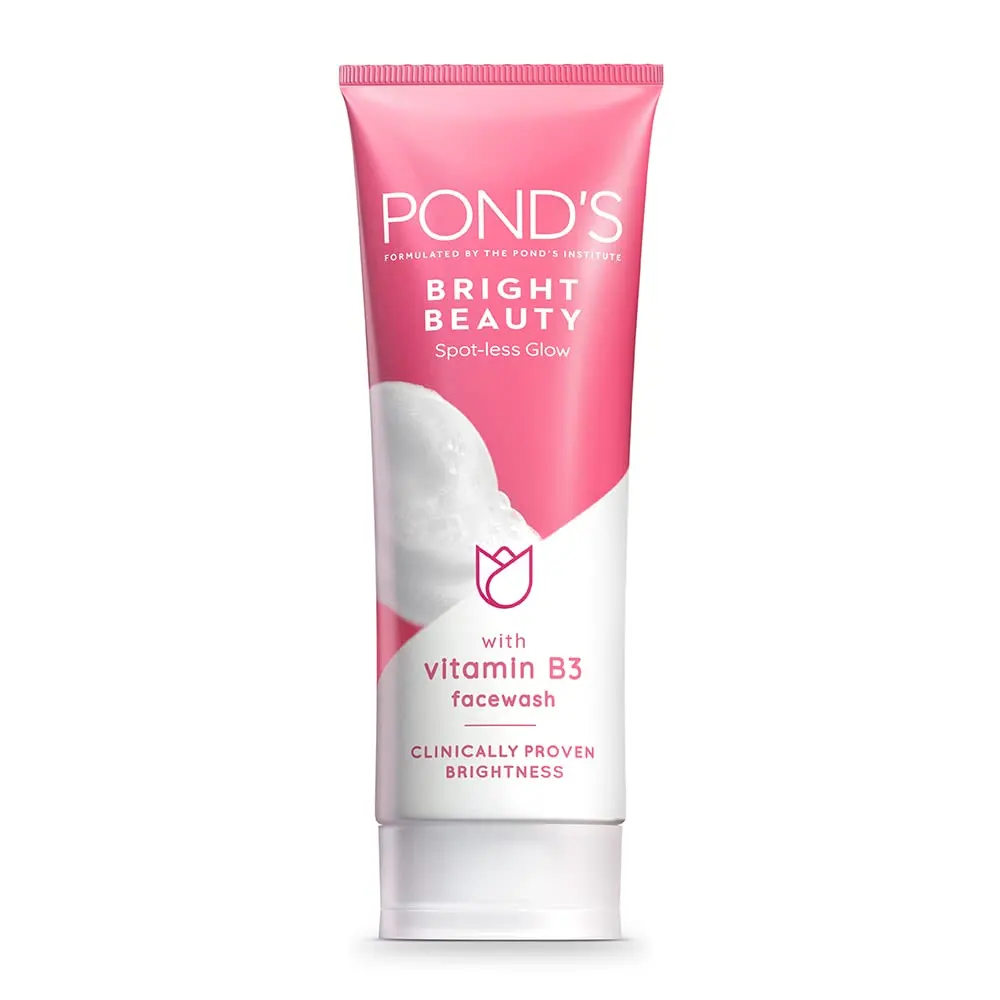 Pond'S Bright Beauty Spot-Less Glow Facewash 100G