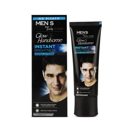 MEN'S FAIR AND LOVELY GLOW AND HANDSOME INSTANT BRIGHTNESS RAPID ACTION CREAM 50G