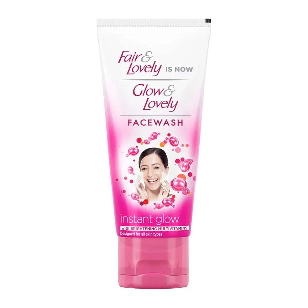 Fair And Lovely Is Now Glow And Lovely Facewash Instant Glow 100G