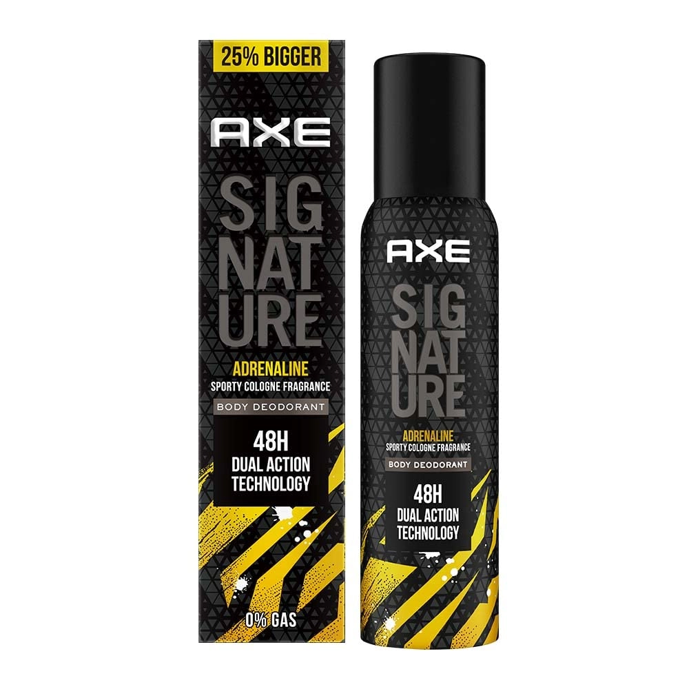 Axe Signature Adrenaline Sporty Cologne Fragrance Body Deodorant 122Ml