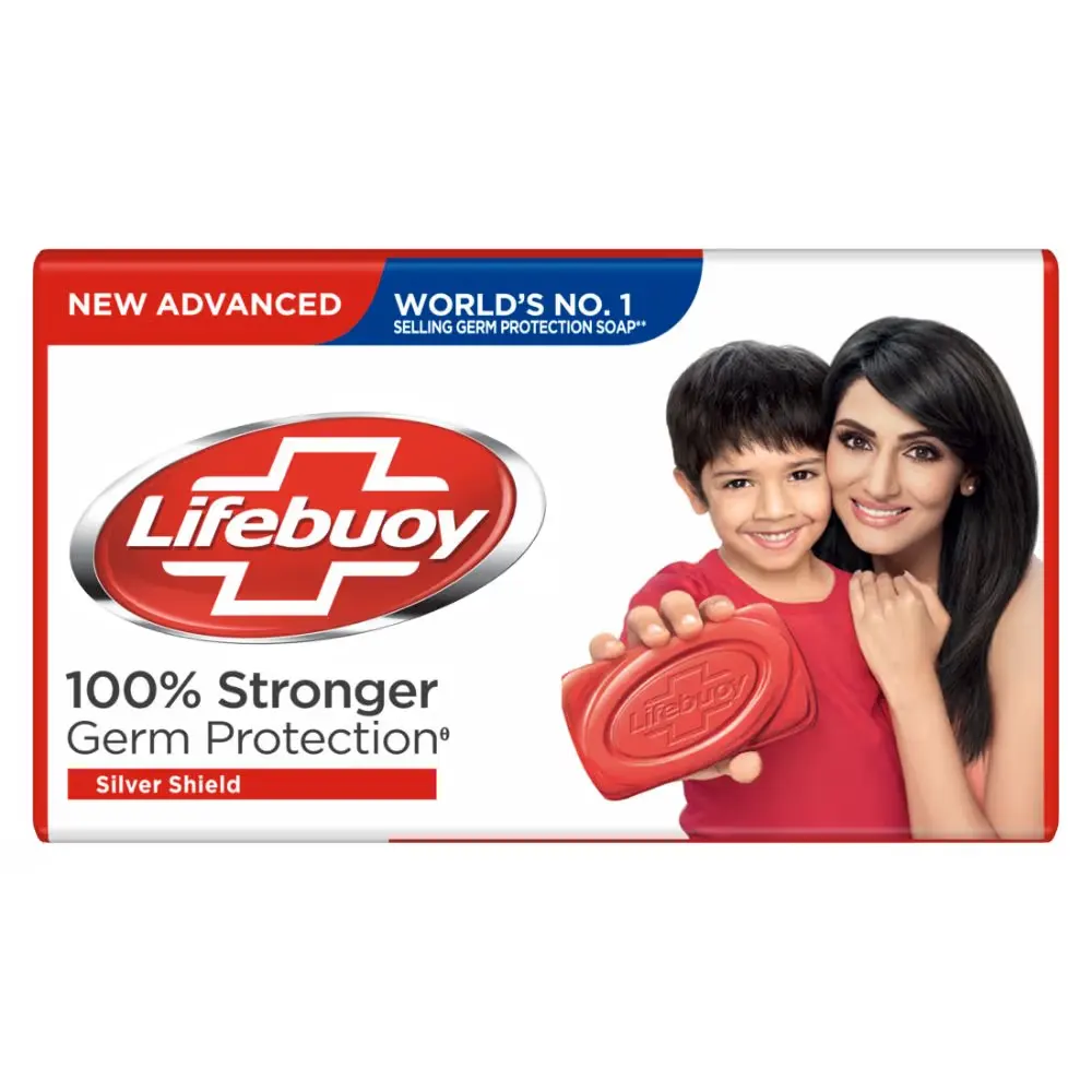 Lifebuoy 100% Stronger Germ Protection Silver Shield 58G