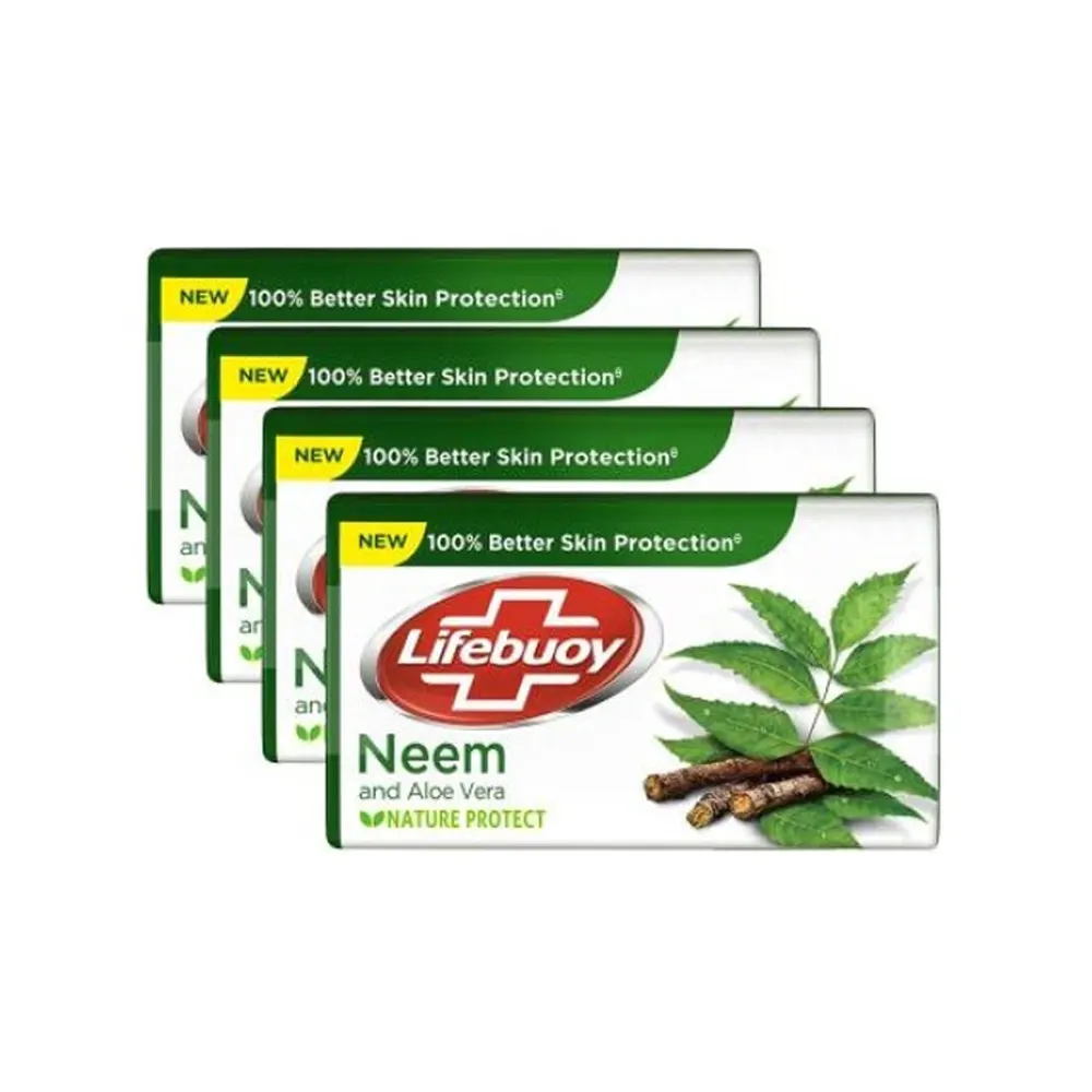 Lifebuoy Neem And Aloe Vera Nature Protect 4 X 100G