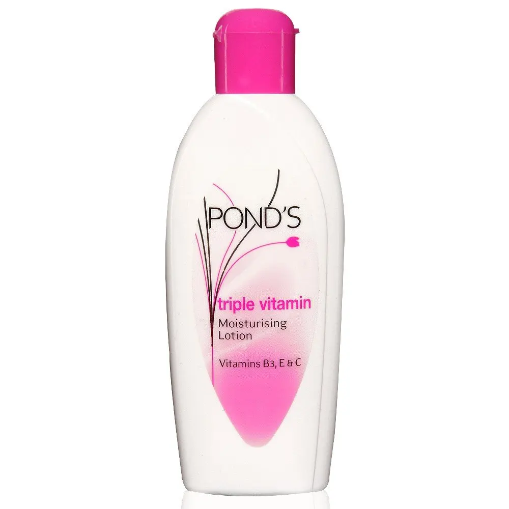 Pond'S Triple Vitamin Silky Smooth Skin Moisturising Lotion Vitamins B3 E And C 100Ml