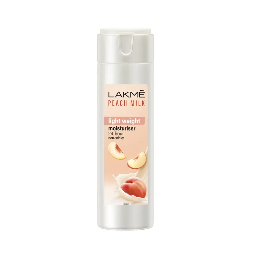 Lakme Peach Milk Light Weight Moisturiser 24-Hour Non-Sticky 120Ml