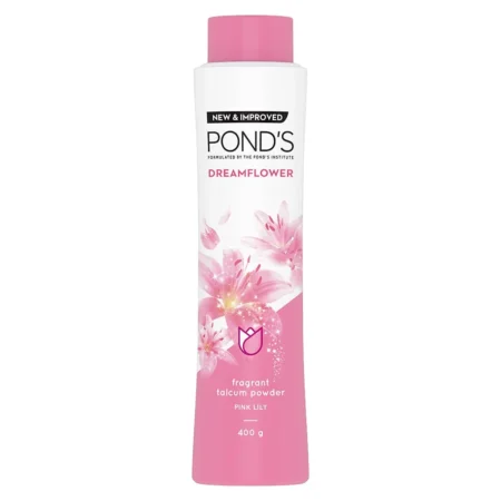 POND'S DREAM FLOWER FRAGRANT TALCUM POWDER PINK LILY NEW 400G