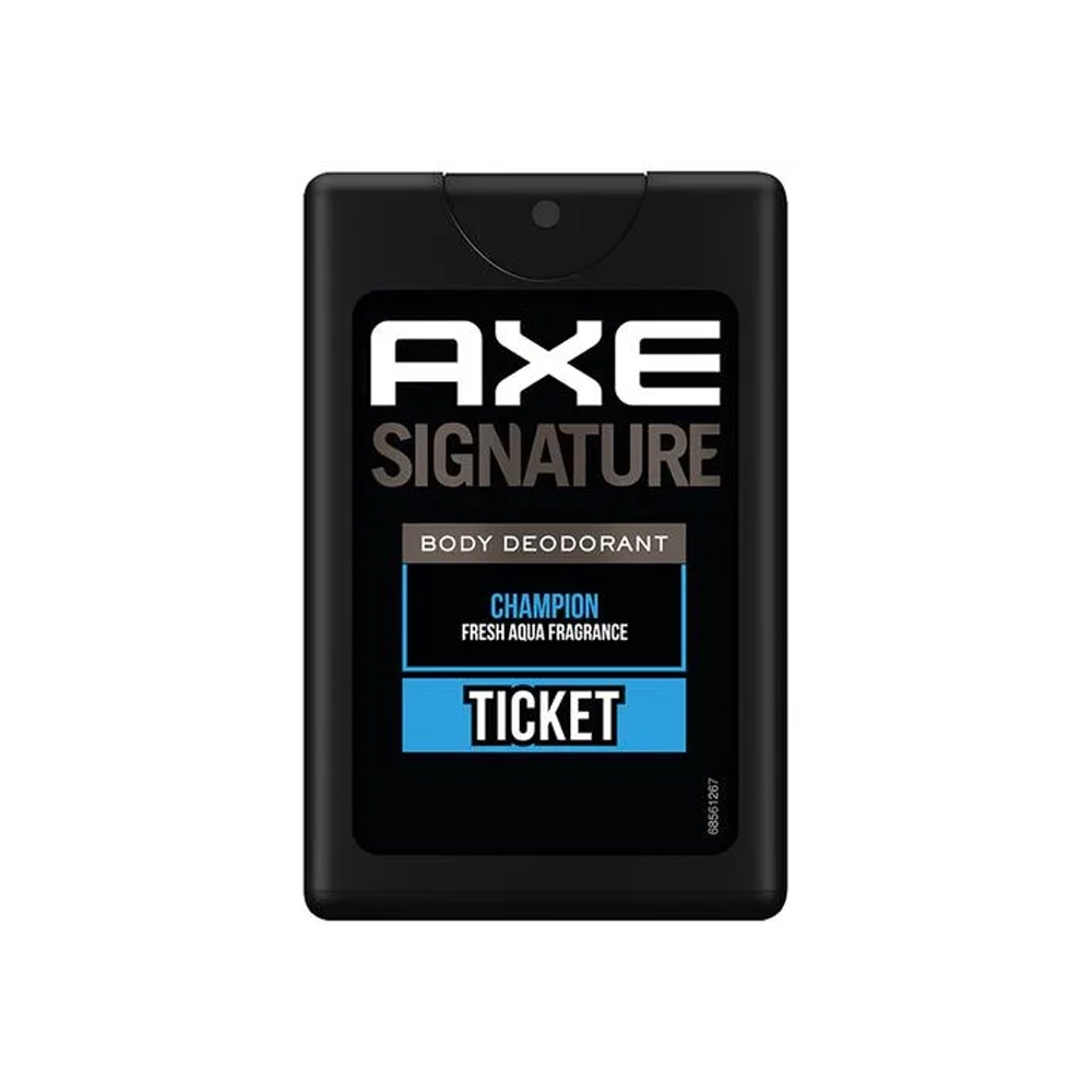 Axe Signature Body Deodorant Champion Fresh Aqua Fragrance Ticket Deo 17Ml