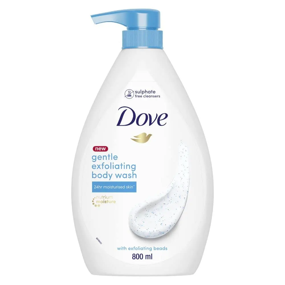 Dove Gentle Exfoliating Nourishing Body Wash 800Ml