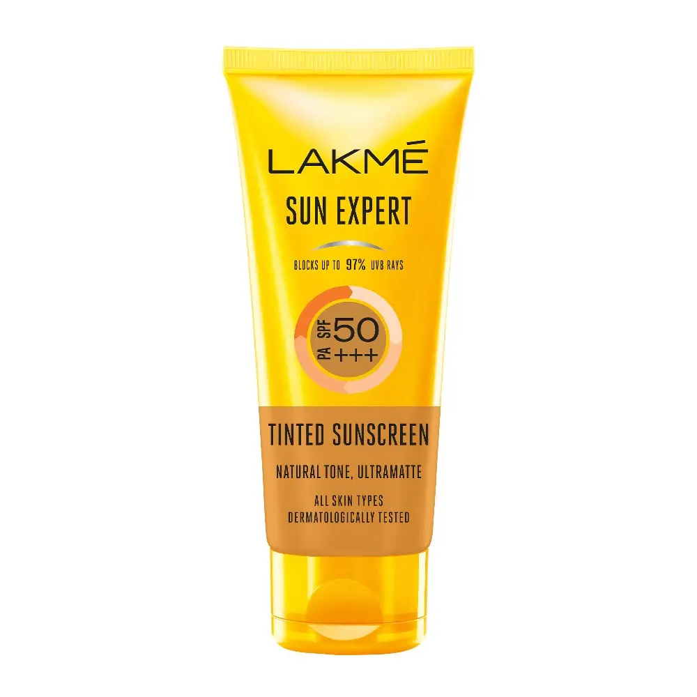 Lakme Sun Expert Spf 50+++ Tinted Sun Screen Natural Tone Ultra Matte 50Ml