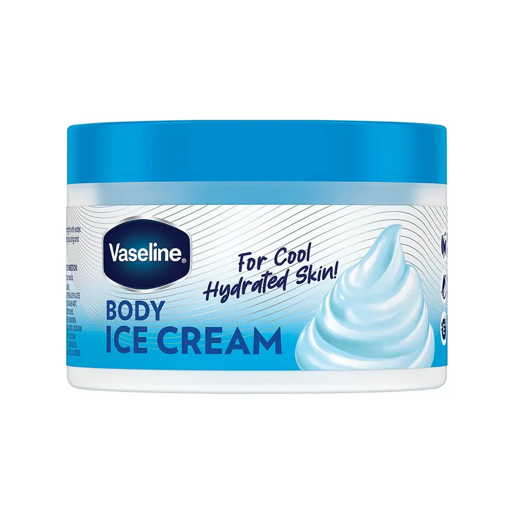 Vaseline Body Ice Creamfor Cool Hydrated Skin 185 G