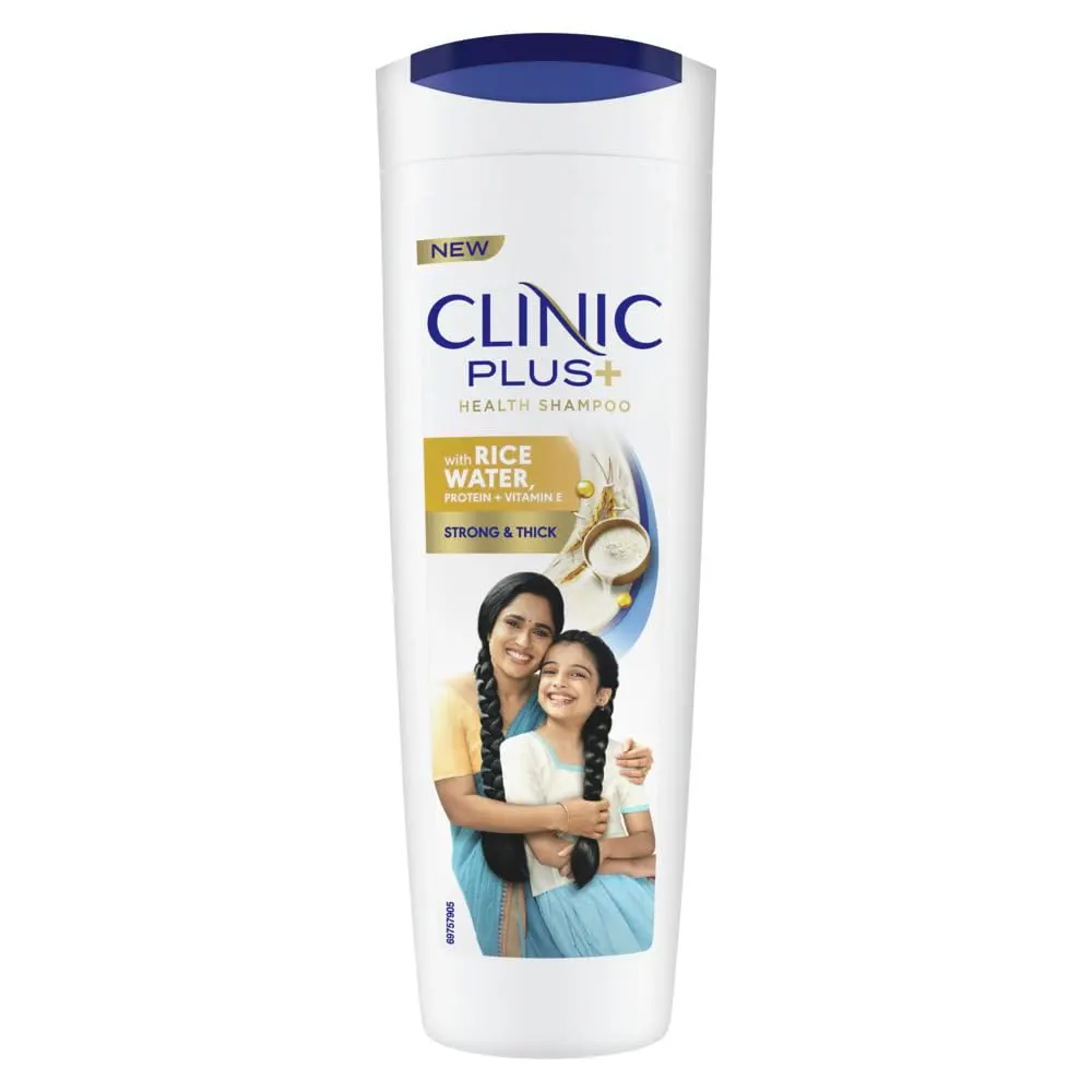 Clinic Plus Healthy Shampoo With Rice Water Protein + Vitamin E Strong & Thick 355Ml