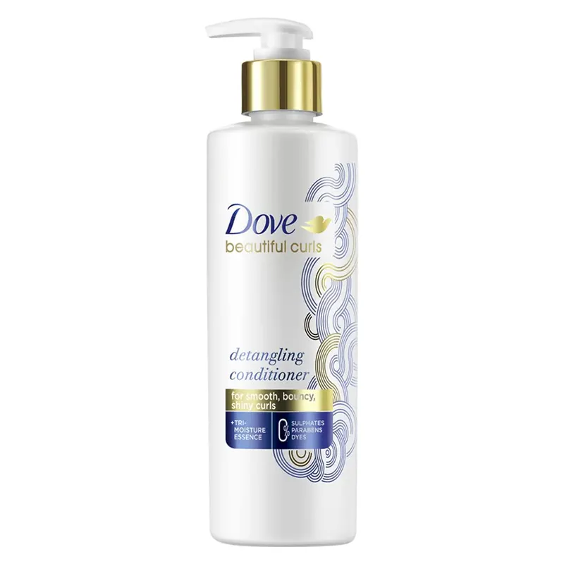 Dove Beautiful Curls Detangling Conditioner For Smooth, Bouncy, Shiny Curls 380Ml