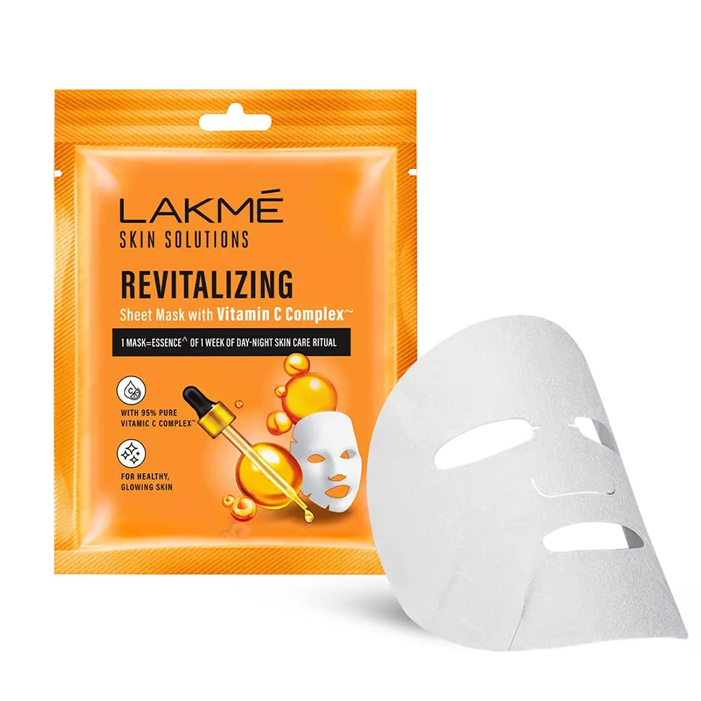 Lakme Skin Solutions Revitalizing Sheet Mask With Vitamin C Complex 25Ml