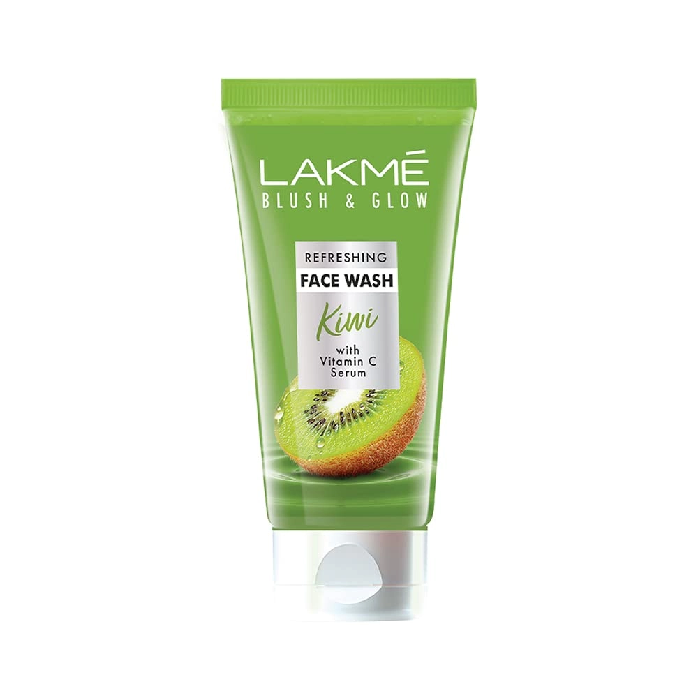 Lakme Blush & Glow Refreshing Face Wash Kiwi With Vitamin C Serum 100G