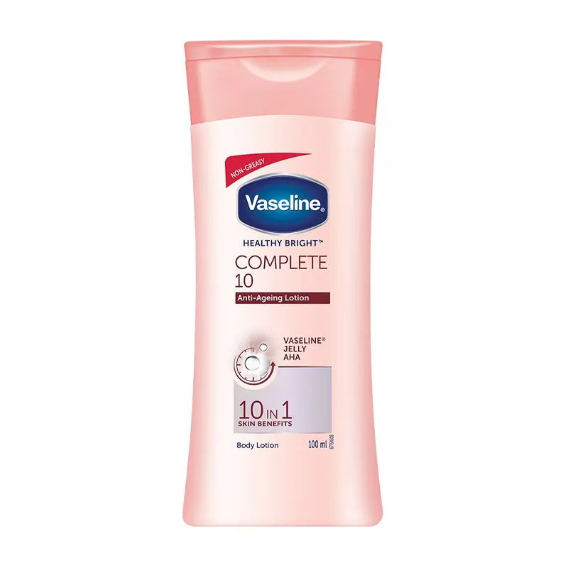 Vaseline Healthy Bright Complete 10 Anti-Ageing Lotion 10 In 1 Skin Benefits 100Ml