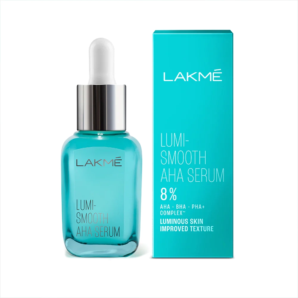 Lakme Lumi-Smooth Aha Serum Luminous Skin Improved Texture 30Ml