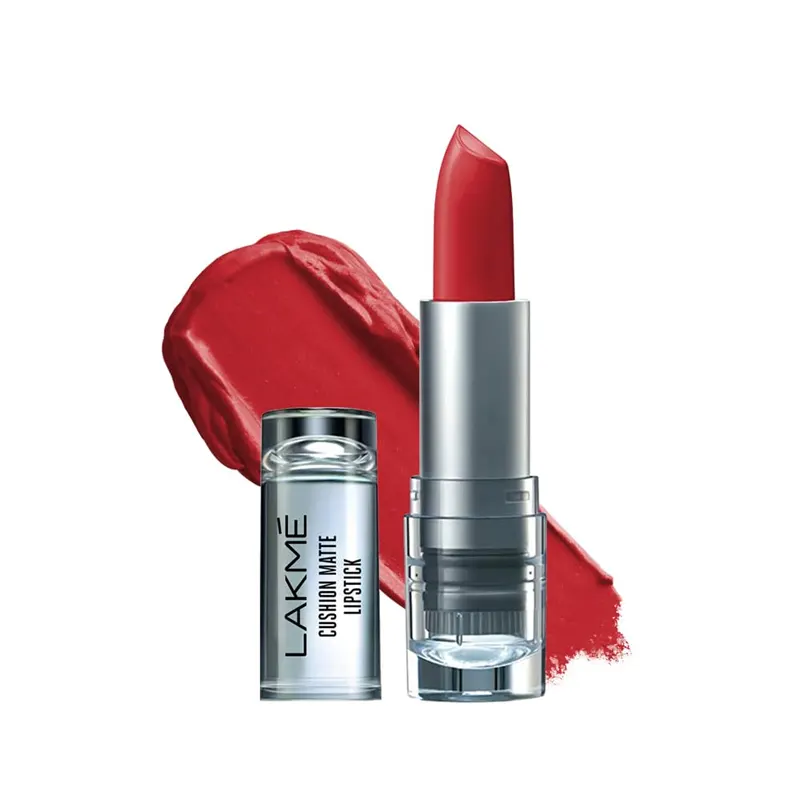 Lakme Cushion Matte Lipstick Cn5 Brown Buzz 4.5G