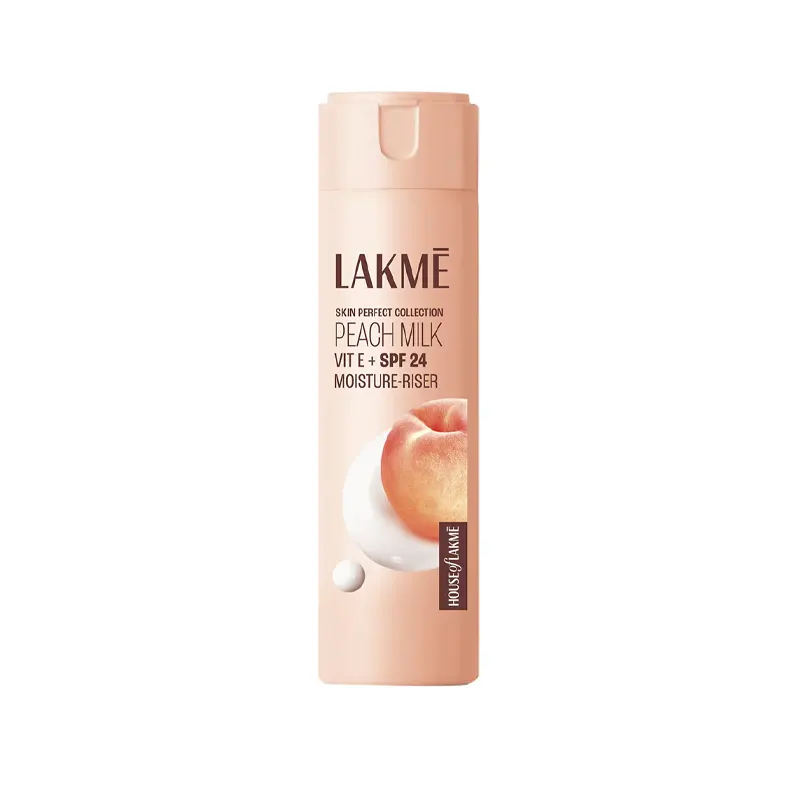Lakme Skin Perfect Collection Peach Milk Vit E + Spf24 Moisture Riser 120Ml