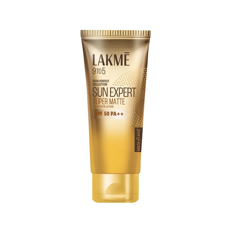 Lakme 9 To 5 Skin Perfect Collection Sun Expert Super Matte Sunscreen Lotion Spf 50 Pa+++ 50Ml