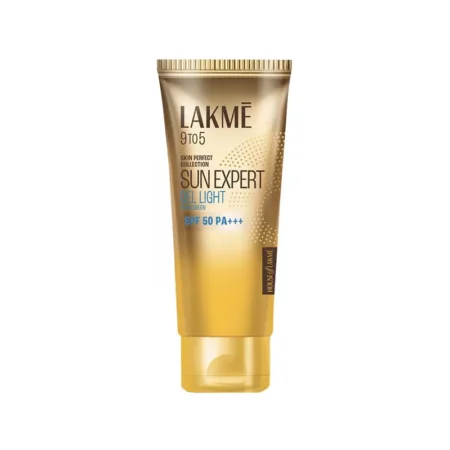 Lakme 9 To 5 Skin Perfect Collection Sun Expert Gel Light Sunscreen Spf 50 Pa+++ 100G