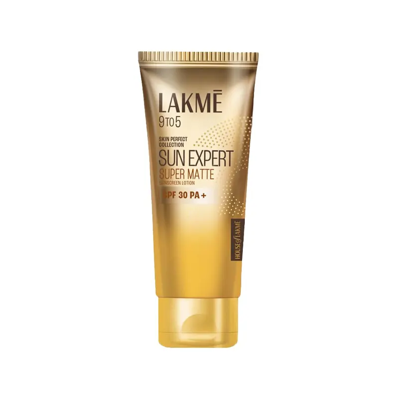Lakme 9 To 5 Skin Skin Perfect Collection Sun Expert Super Matte Sunscreen Lotion Spf 30 Pa++ 50Ml