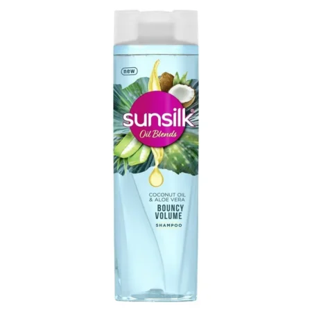 SUNSILK OIL BLENDS COCONUT OIL & ALOE VERA BOUNCY VOLUME SHAMPOO 195ML