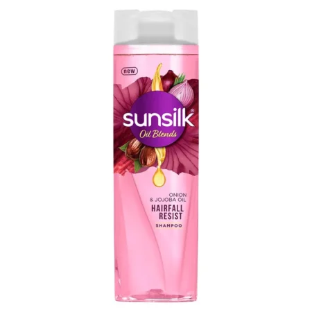 SUNSILK OIL BLENDS ONION & JOJOBA OIL HAIRFALL RESIST SHAMPOO 370ML