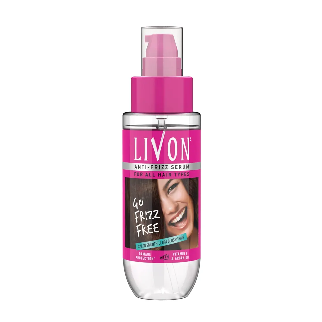 Marico Livon Anti-Frizz Serum For All Hair Types Damage Protection 50Ml