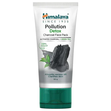 HIMALAYA POLLUTION DETOX CHARCOAL FACE PACK 50G