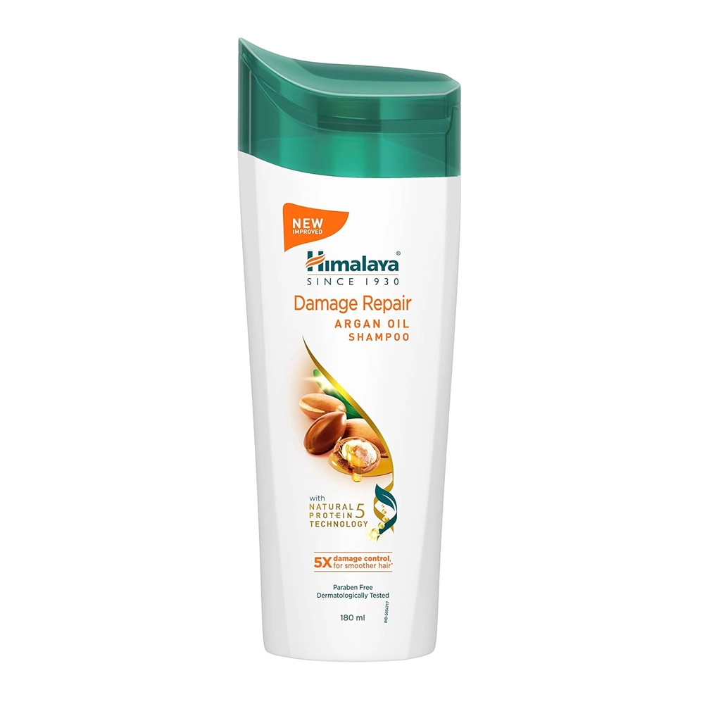 Himalaya Damage Repair Argain Oil Shampoo With Natural 5 Protein Technology 180Ml