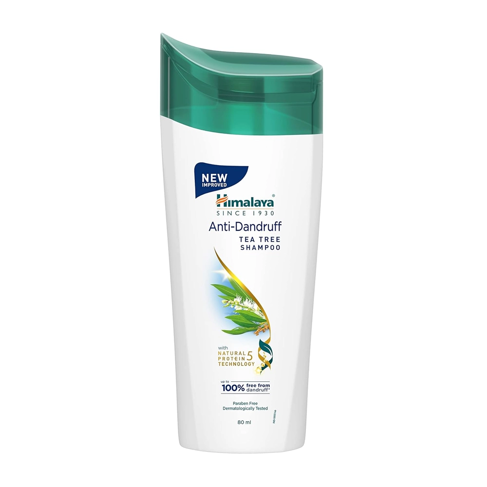 Himalaya Anti-Dandruff Tea Tree Shampoo With 5 Natural Protein Technology 80Ml