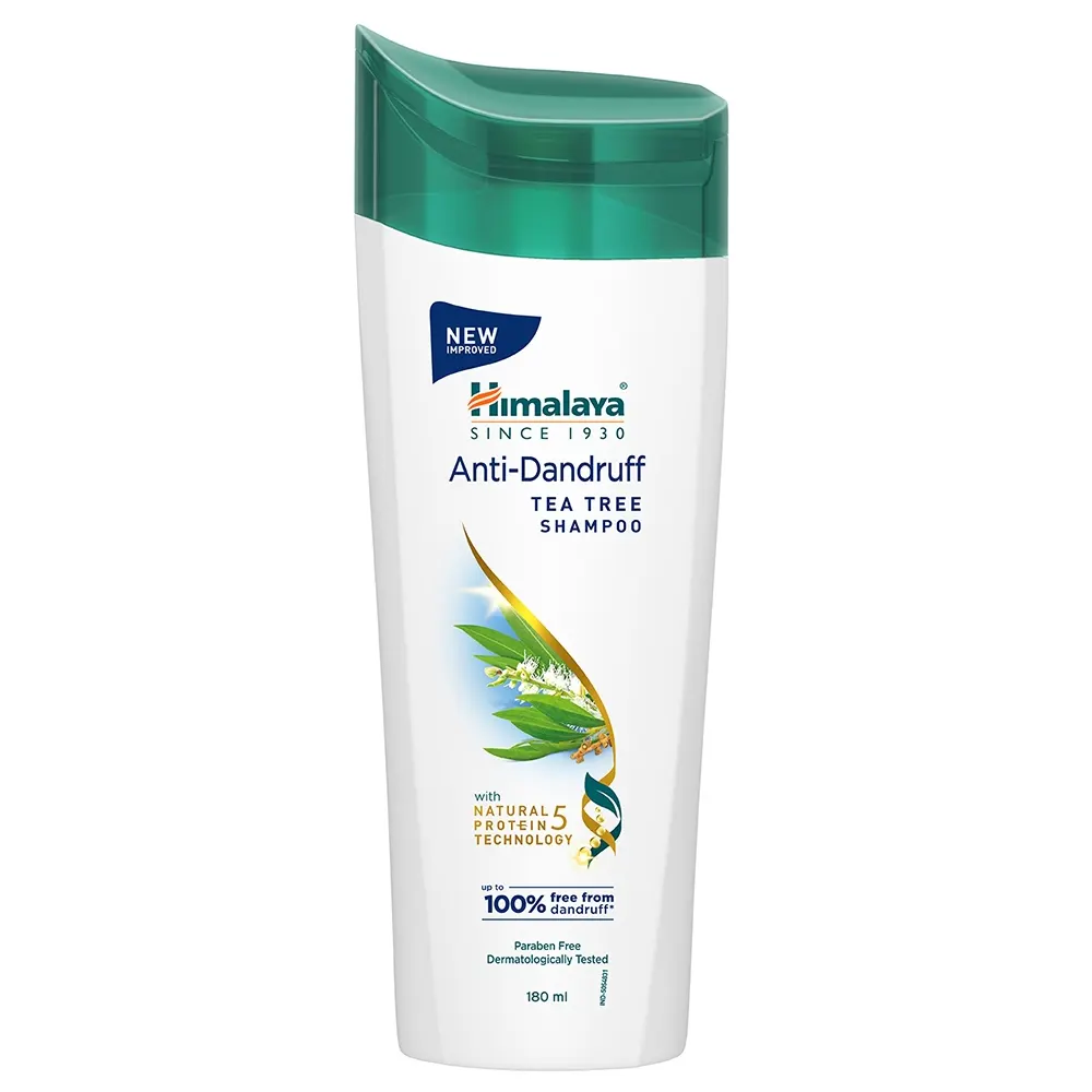 Himalaya Anti-Dandruff Tea Tree Shampoo 180Ml + Free Himalaya Neem & Tuemeric Soap 75G