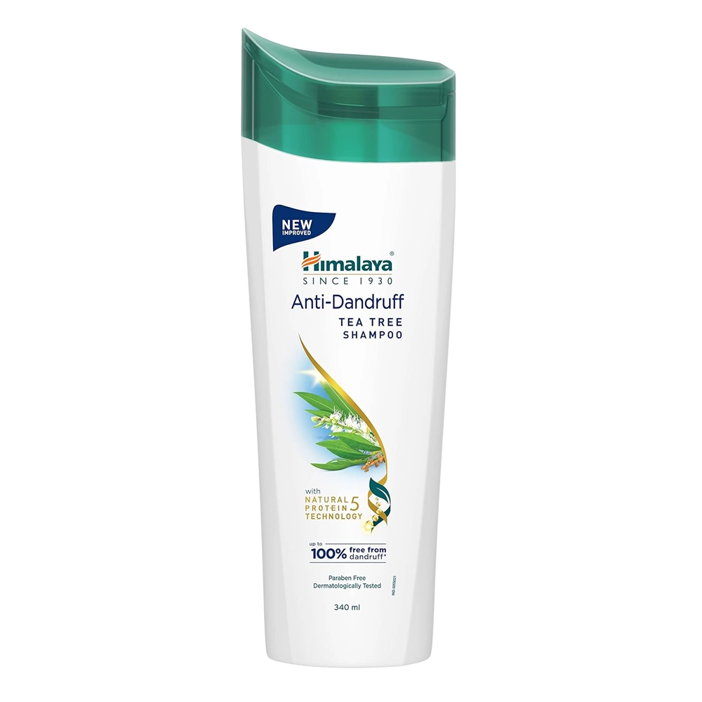 Himalaya Anti-Dandruff Tea Tree Shampoo With 5 Natural Protein Technology 340Ml