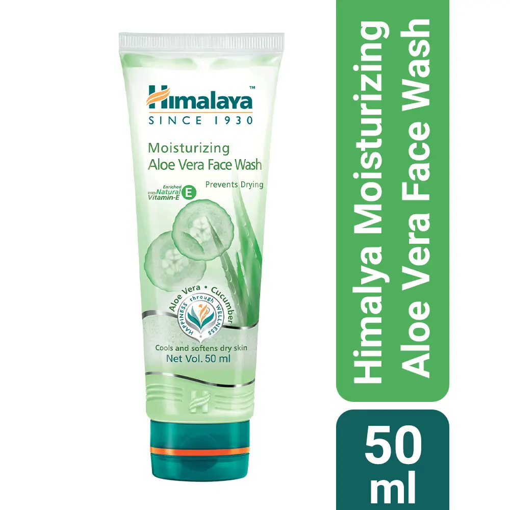 Himalaya Moisturizing Aloe Vera Face Wash 50Ml