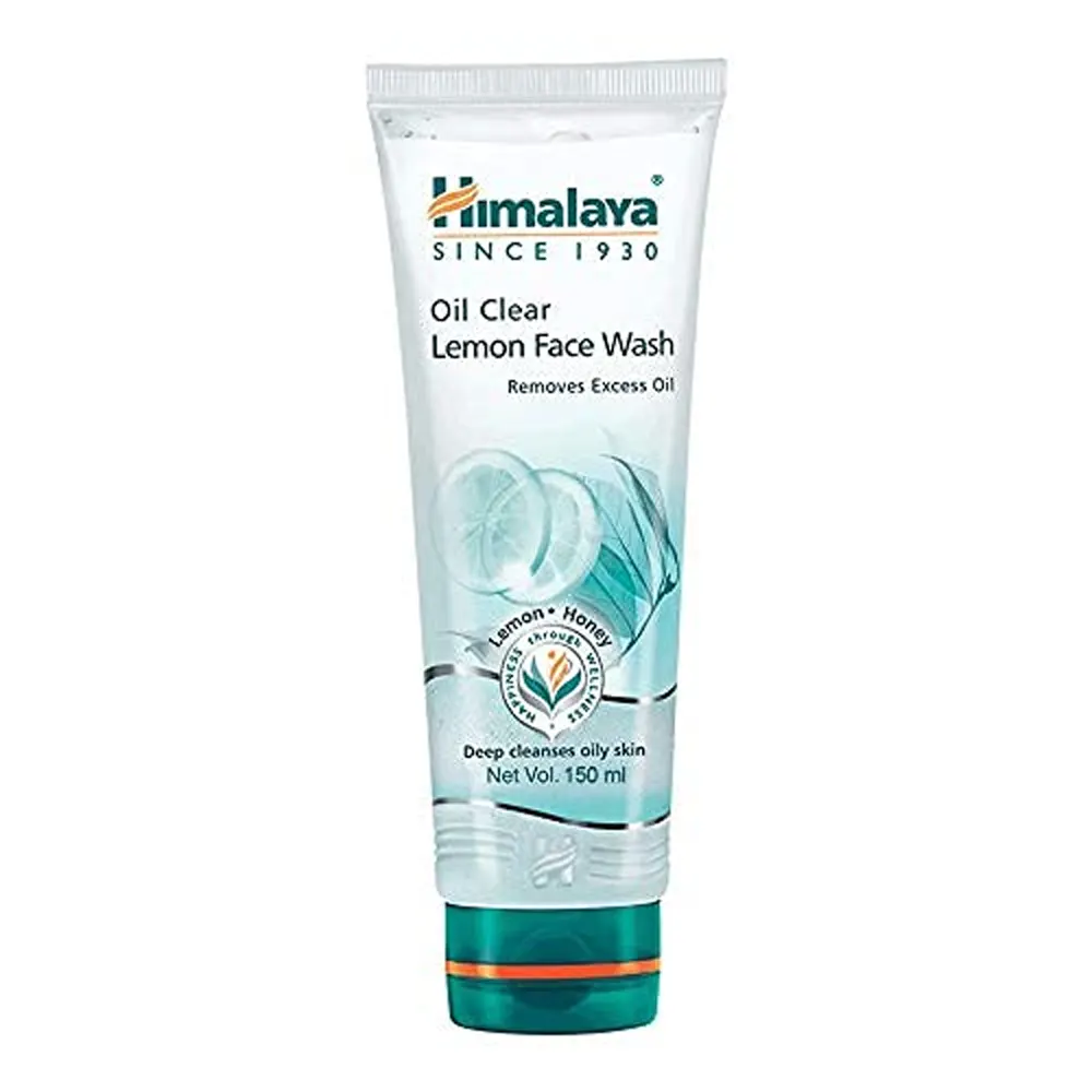 Himalaya Oil Clear Lemon Face Wash Removes Excess Oil 150Ml
