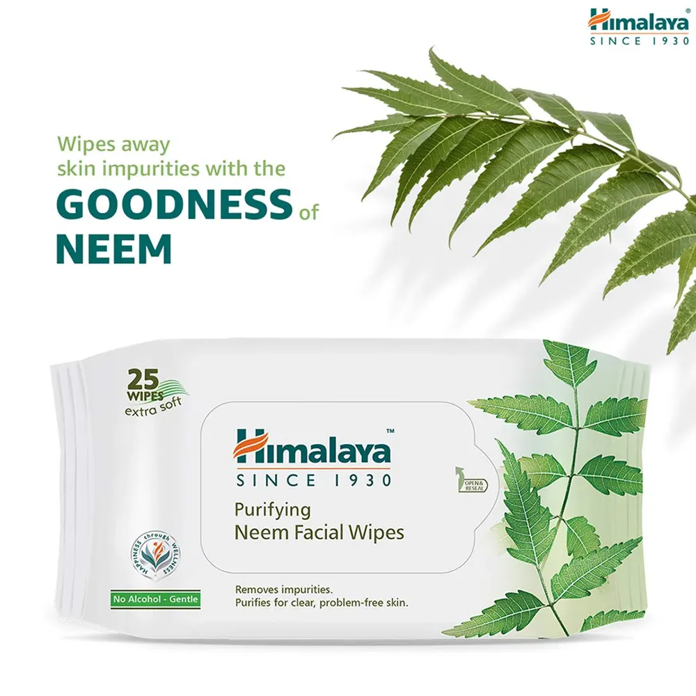 Himalaya Purifying Neem Facial Wipes 1N