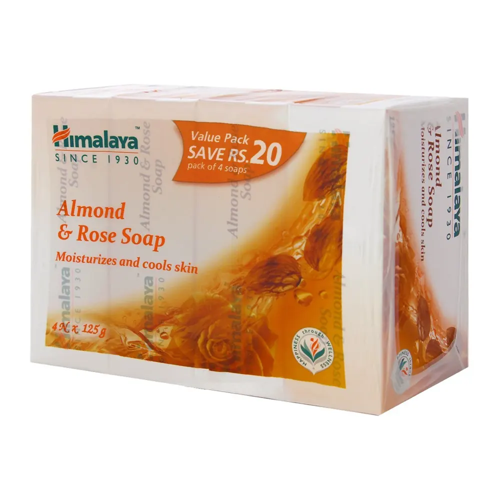 Himalaya Almond And Rose Soap 500G