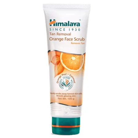 HIMALAYA TAN REMOVAL ORANGE FACE SCRUB REMOVES TAN 100G