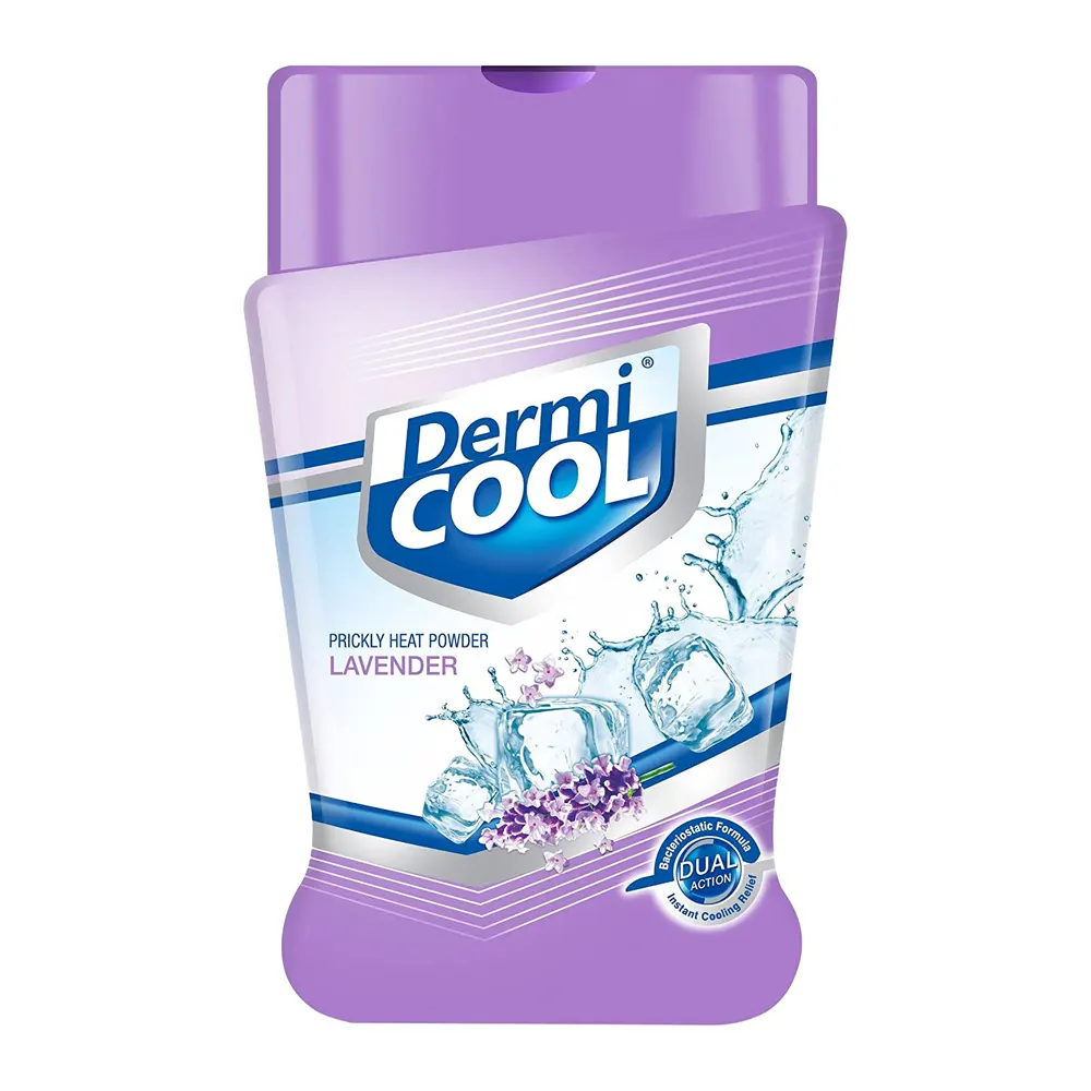 Dermi Cool Prickly Heat Powder Soothing Lavender 150G
