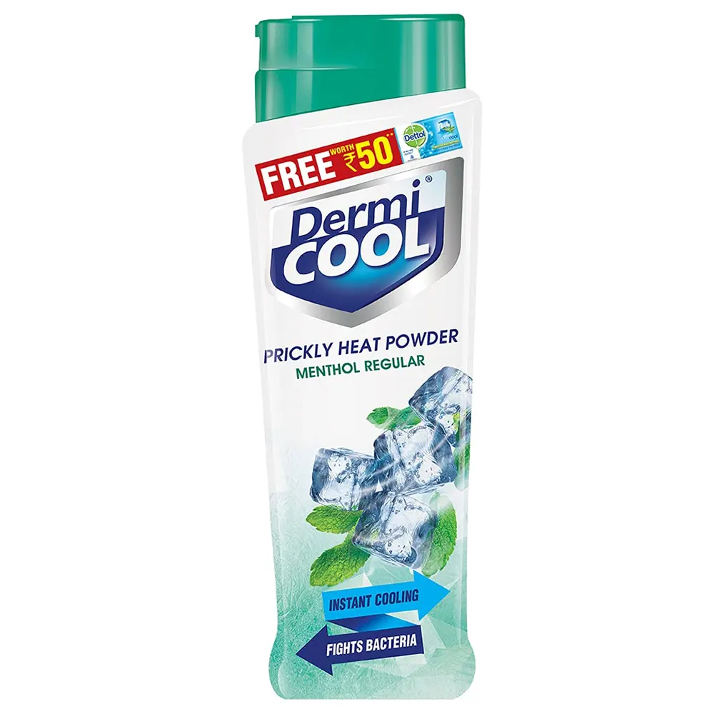 Dermi Cool Prickly Heat Powder Menthol Regular 150G