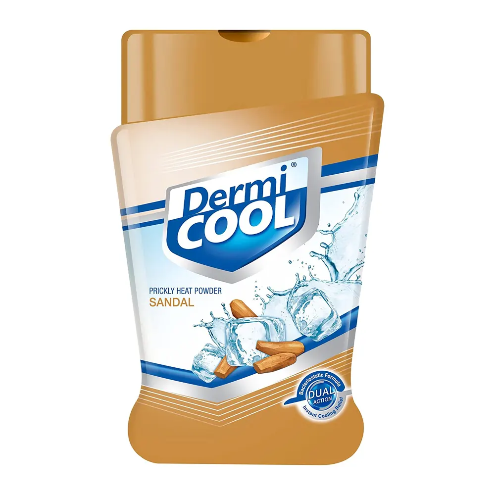 Dermi Cool Prickly Heat Powder Radiant Sandal 150G