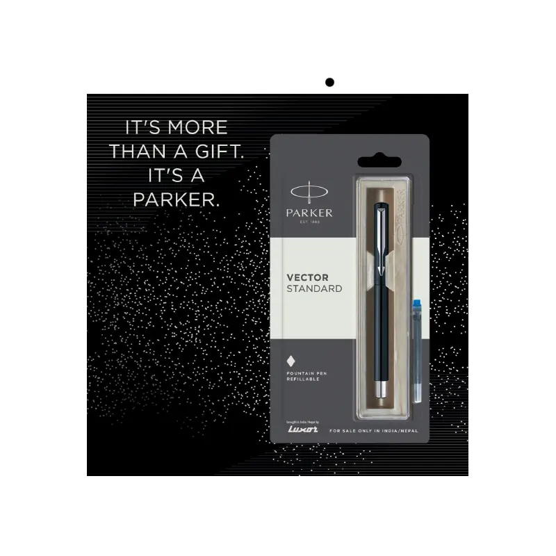 Parker Vector Standard Fountain Pen Refillable 03