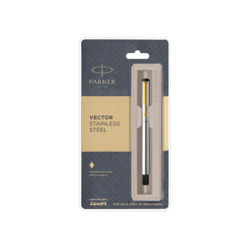Parker Vector Stainless Steel Fountain Pen 23