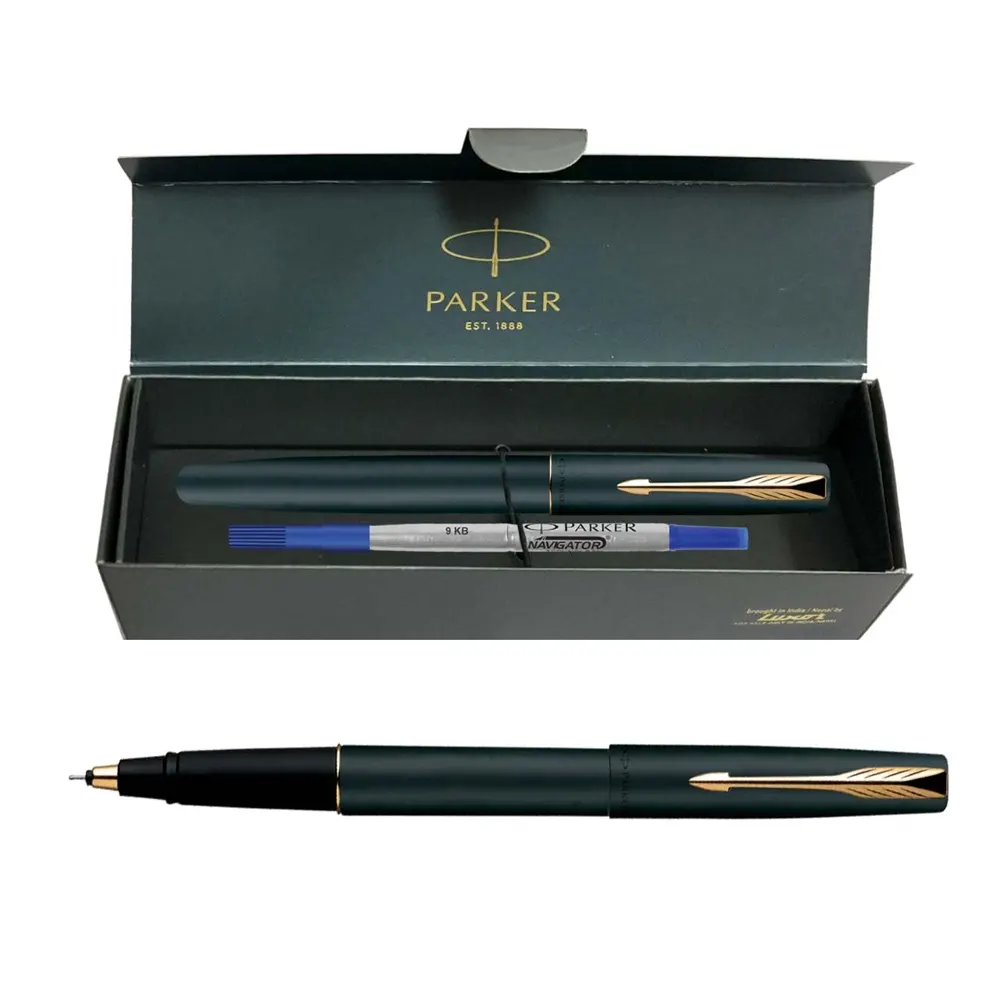 Parker Frontier Matte Black Roller Ball Pen Refillable 1N